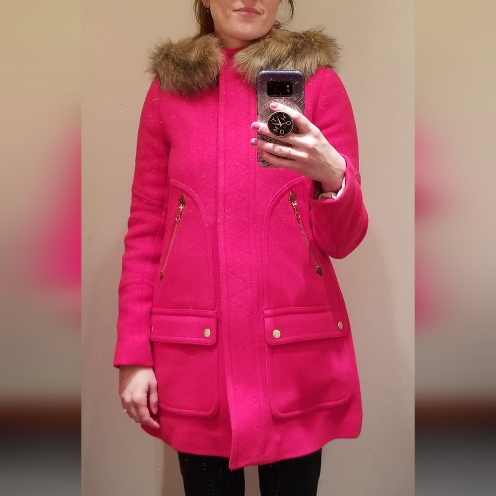 LAST CHANCE - J. CREW Chateau parka in Italian stadium-cloth wool